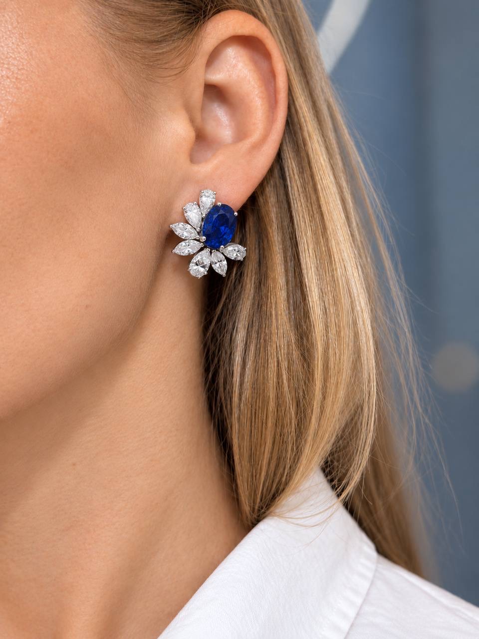 Sapphire Fleur Cluster